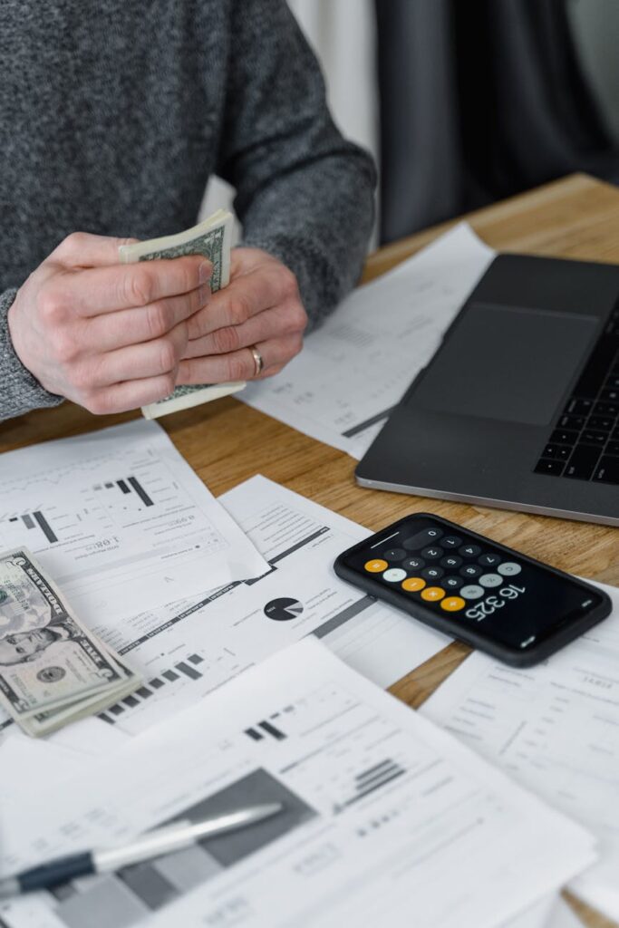 businessman man woman desk